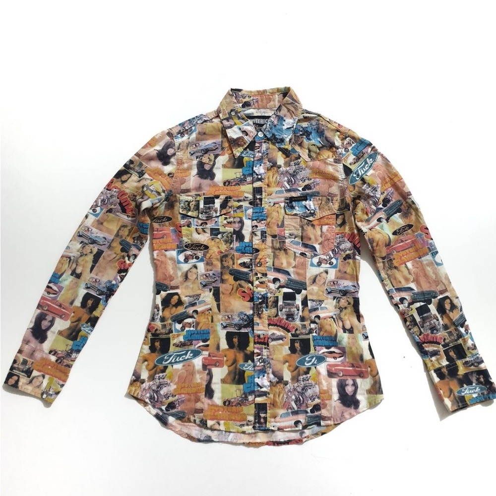 Hysteric Glamour Vintage Icon Print Shirt